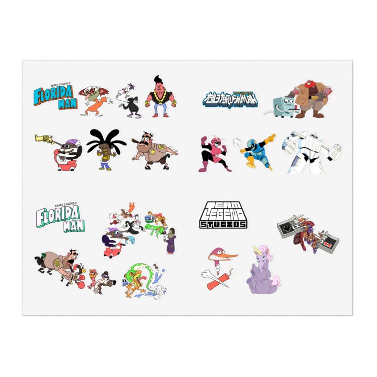 Team Legend Sticker Set